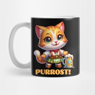 Oktoberfest Cat Prost! Mug